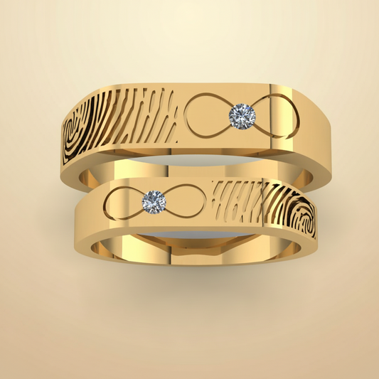 Infinity Fingerprint Rings