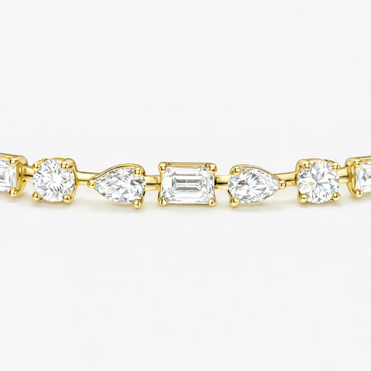 Tennis bracelet | Elegant Multi-Stone Diamond Bracelet