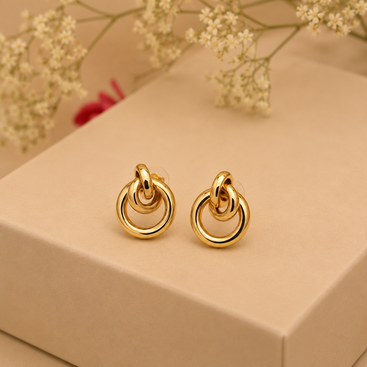 The Luminous Knot Earrings