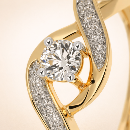 Eternal Twist Diamond Ring