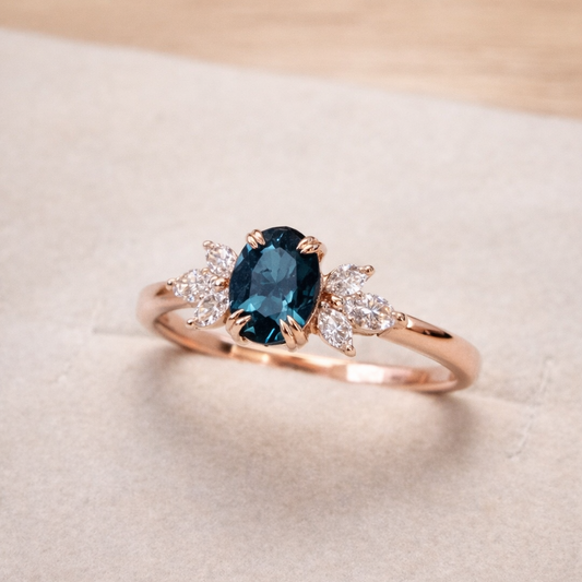 Midnight Royale Sapphire Diamond Ring