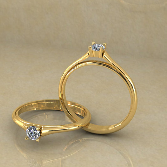 Classic Solitaire Diamond Ring