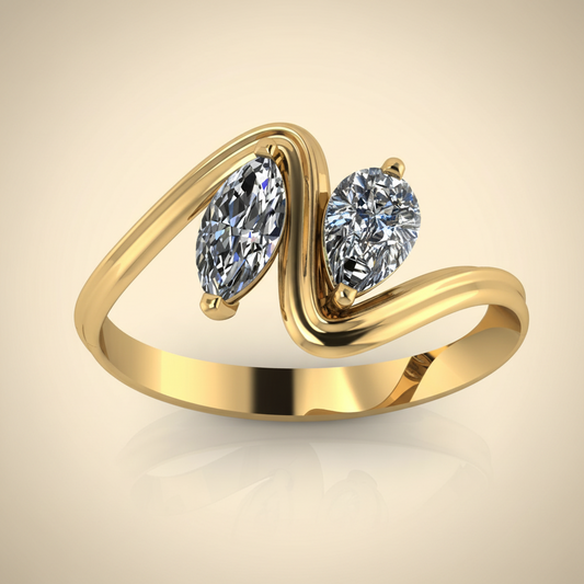 Marquise Melody Ring