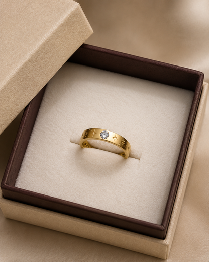 Stars band ring