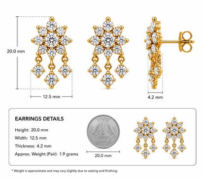 The Diamond Chandelier Earrings