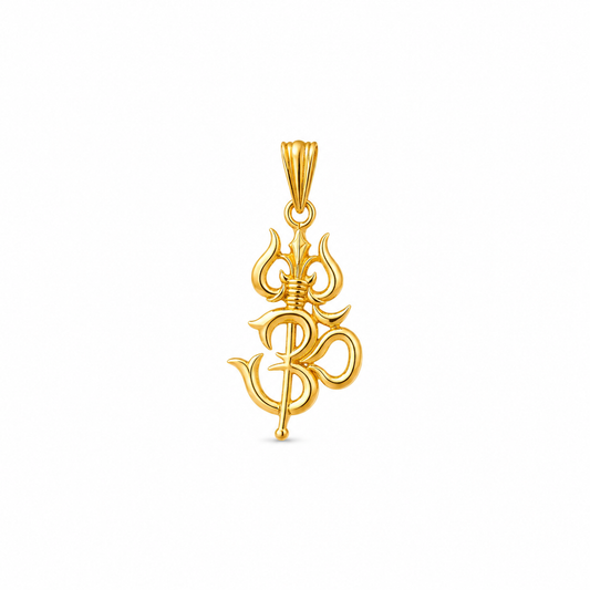 OM Trishul Rakhi cum Pendant