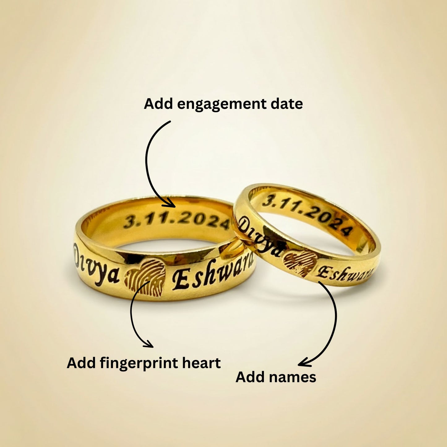 Custom Name Ring