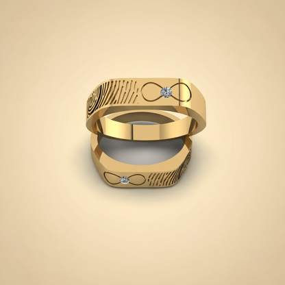 Infinity Fingerprint Rings