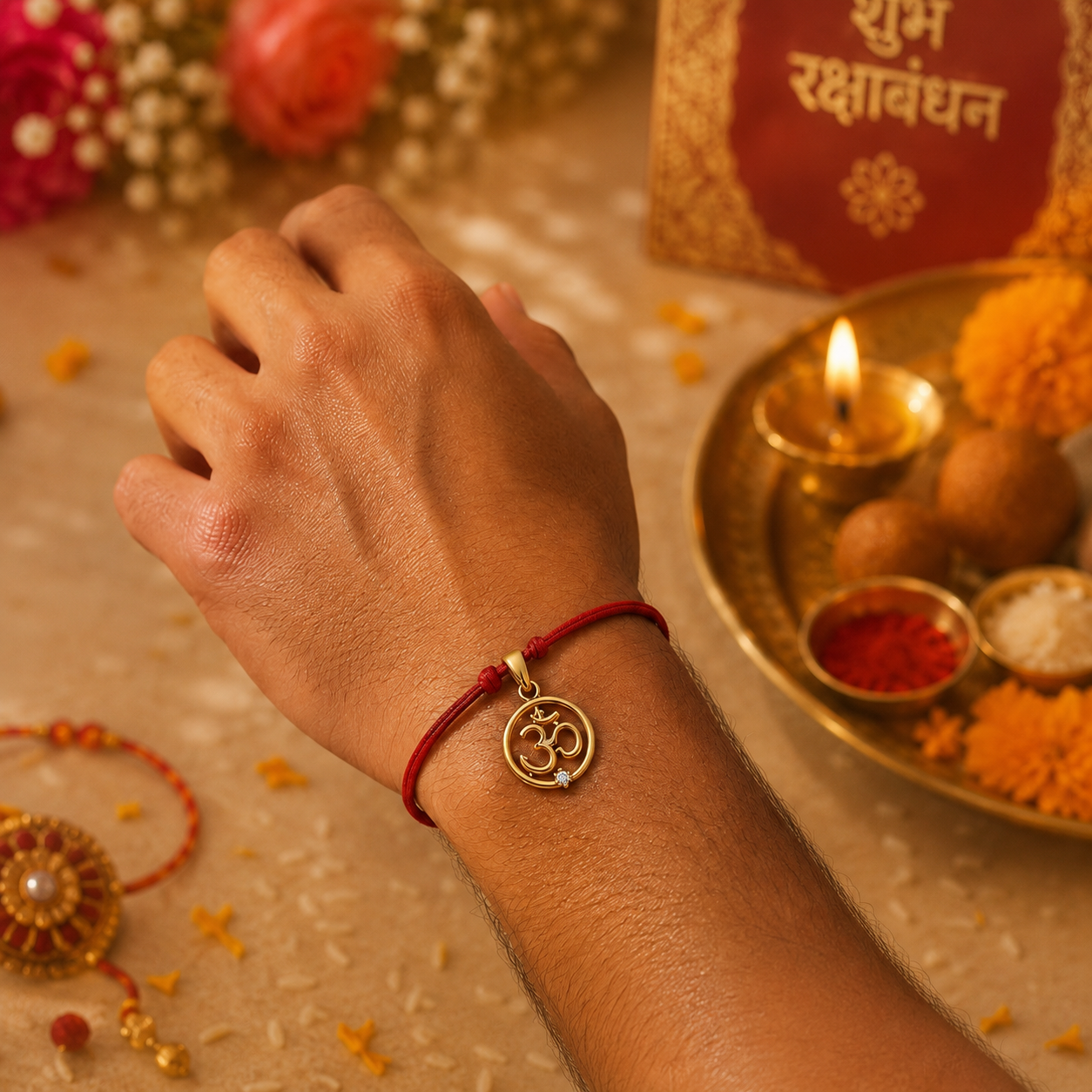 Om Rakhi cum Pendant