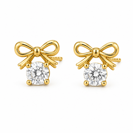 The Diamond Bow Earrings
