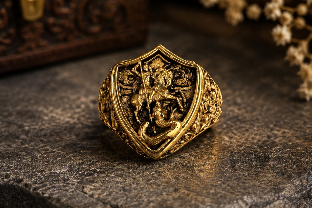 Saint George Signet Ring