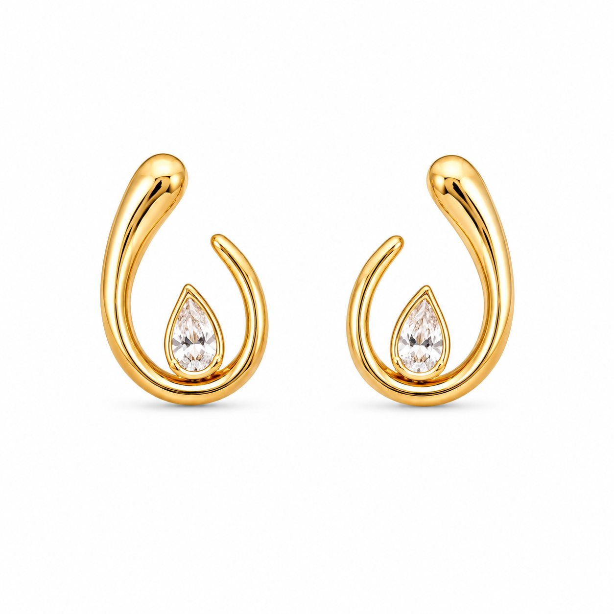 The Droplet Stud Earrings