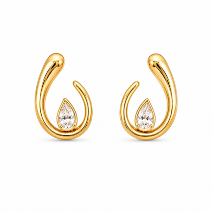 The Droplet Stud Earrings