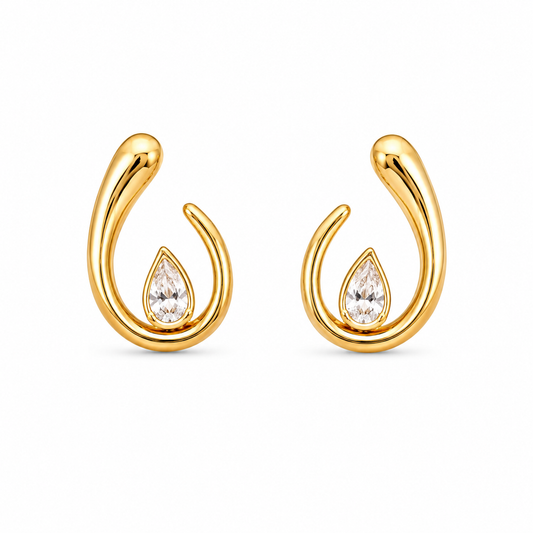 The Droplet Stud Earrings