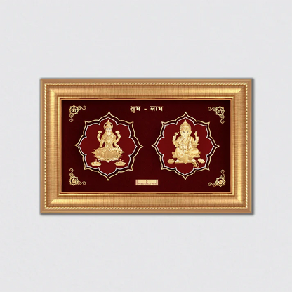 Lakshmi & Ganesha Painting (Size M)