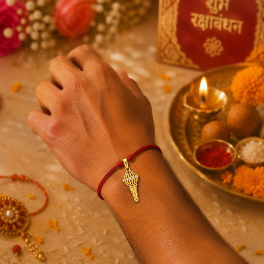 Hanuman Gada Rakhi cum Pendant
