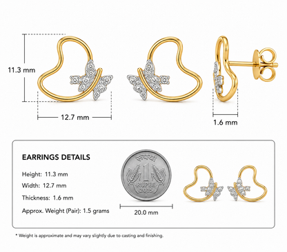 The Open Blossom Stud Earrings