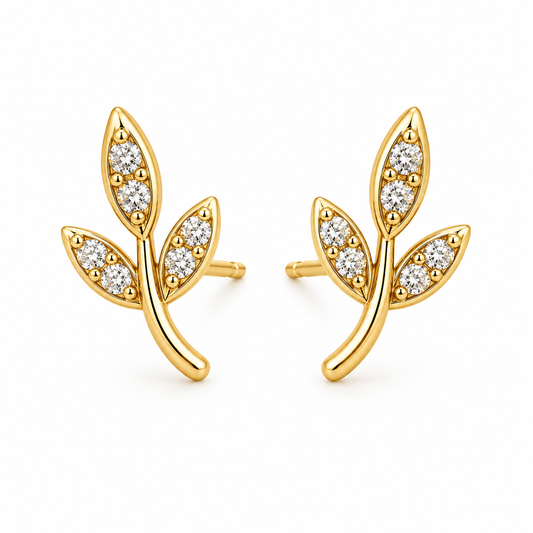The Leaves Stud Earring