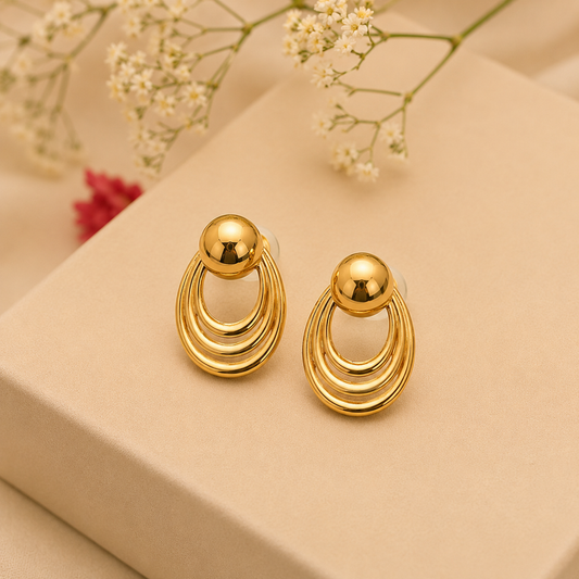 The Sculpted Hoop Earrings