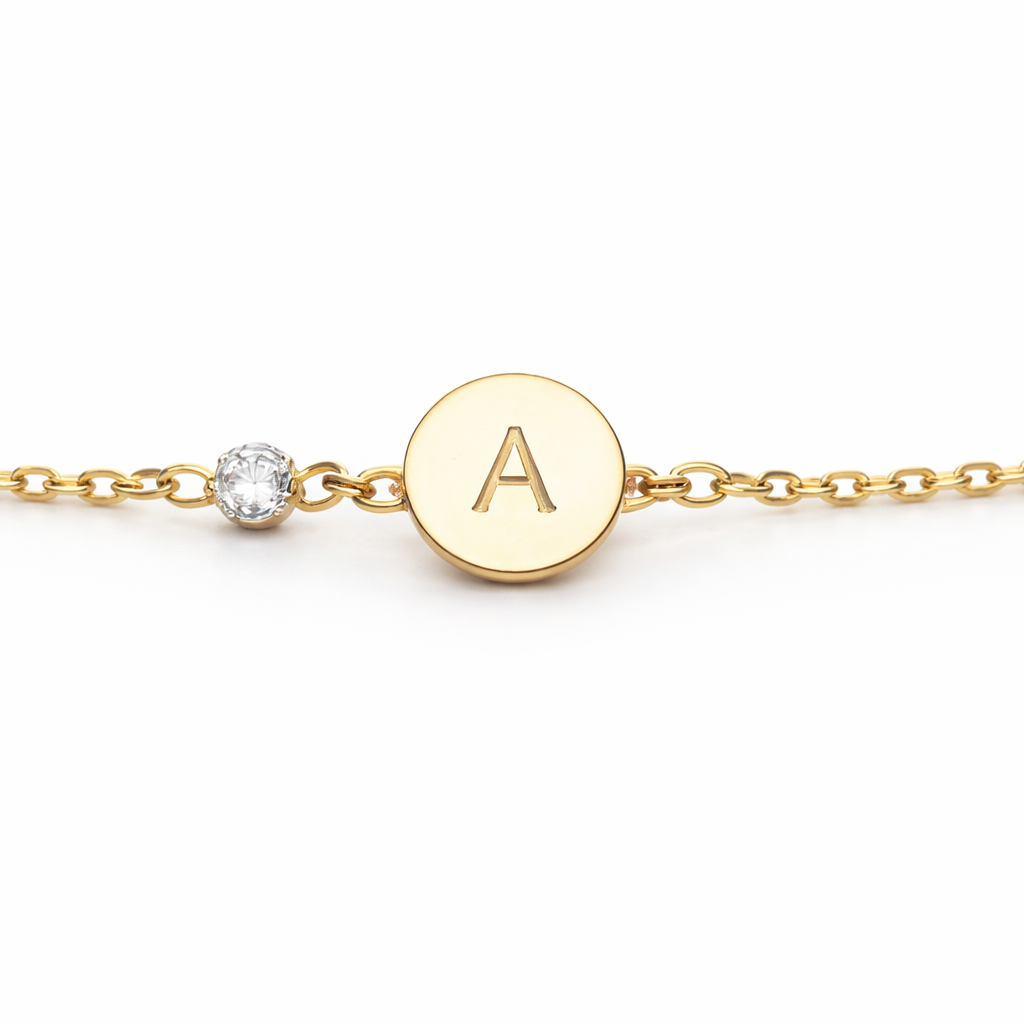 Minimal initial bracelet