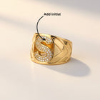 Custom Initial Gold Ring