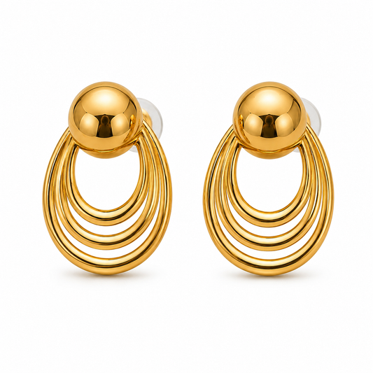 The Sculpted Hoop Earrings
