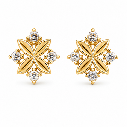 The Floral Radiance Earrings