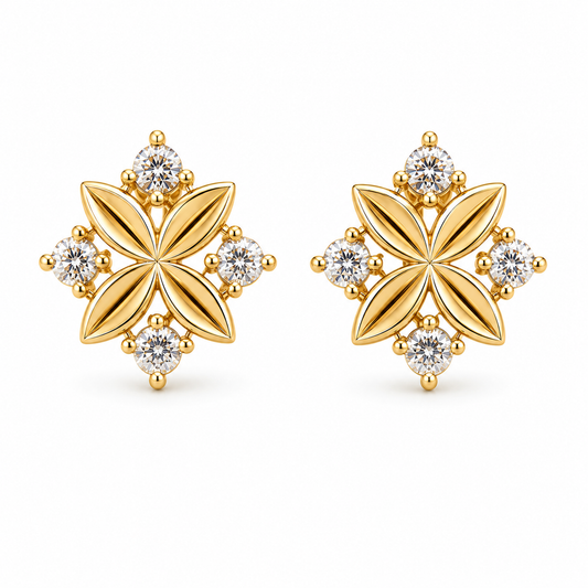The Floral Radiance Earrings