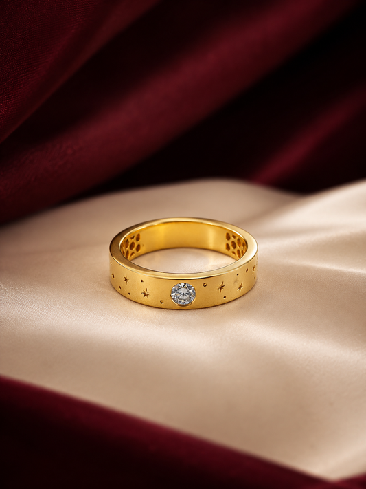 Stars band ring