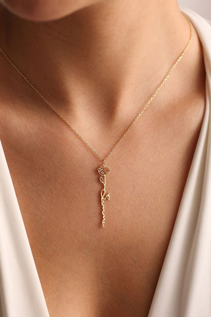Name Pendant for her