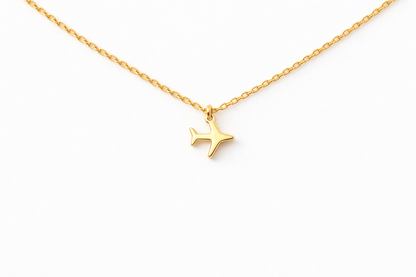 Plane necklace