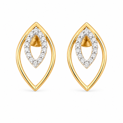 The Marquise Diamond Halo Earrings