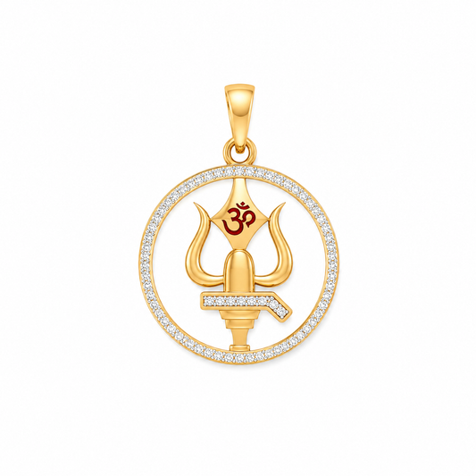 Om Shivling Rakhi cum Pendant