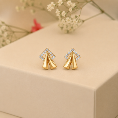 The Geometric Arrow Earrings