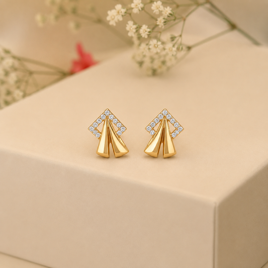 The Geometric Arrow Earrings
