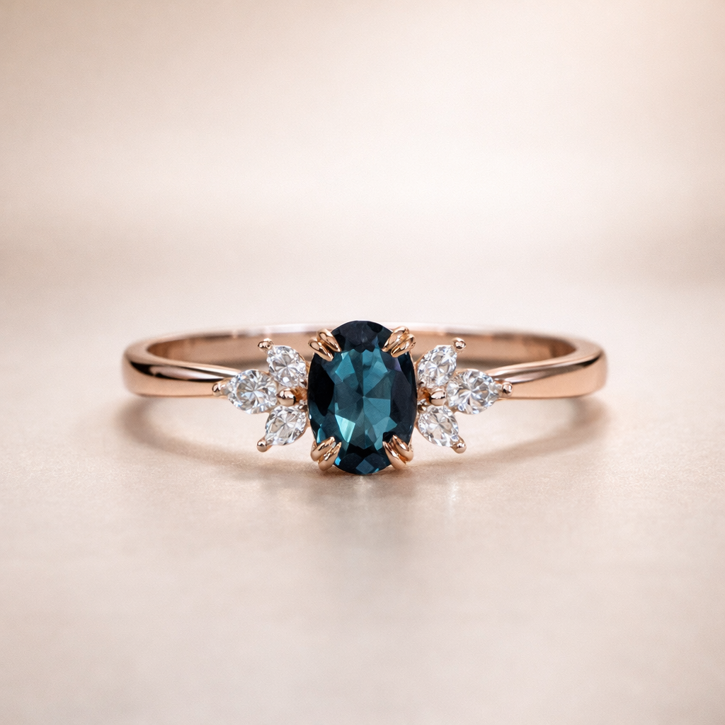 Midnight Royale Sapphire Diamond Ring