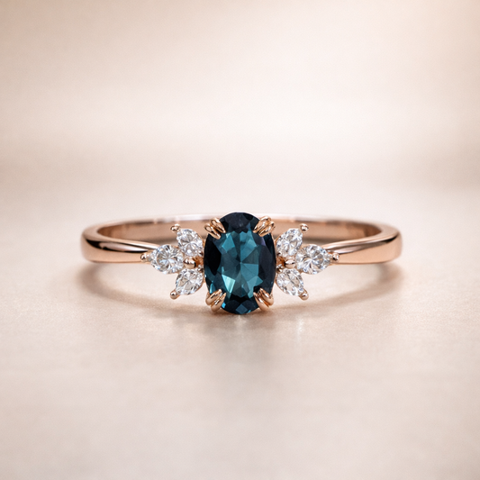 Midnight Royale Sapphire Diamond Ring
