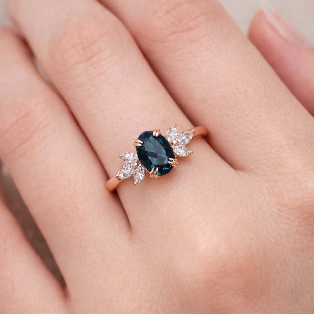 Midnight Royale Sapphire Diamond Ring