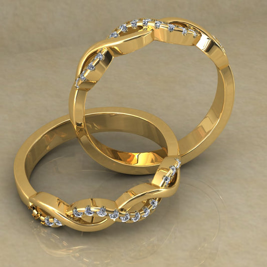 Double Infinity Diamond Ring