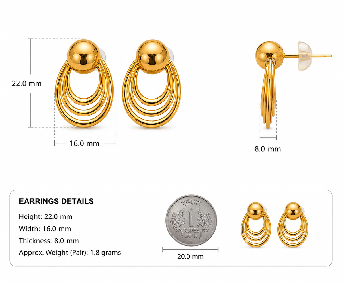 The Sculpted Hoop Earrings