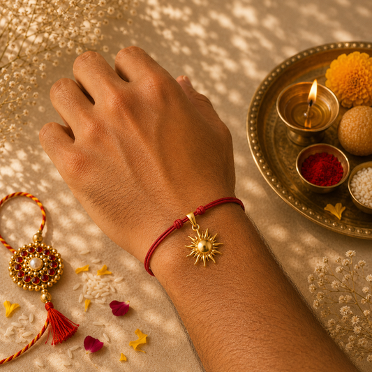 Sun Rakhi cum Pendant