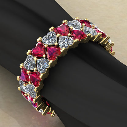 Double Row Eternity Band