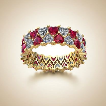 Double Row Eternity Band