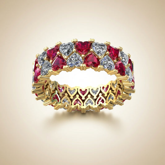 Double Row Eternity Band