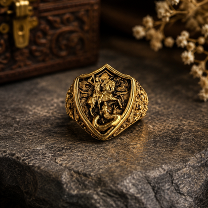 Saint George Signet Ring
