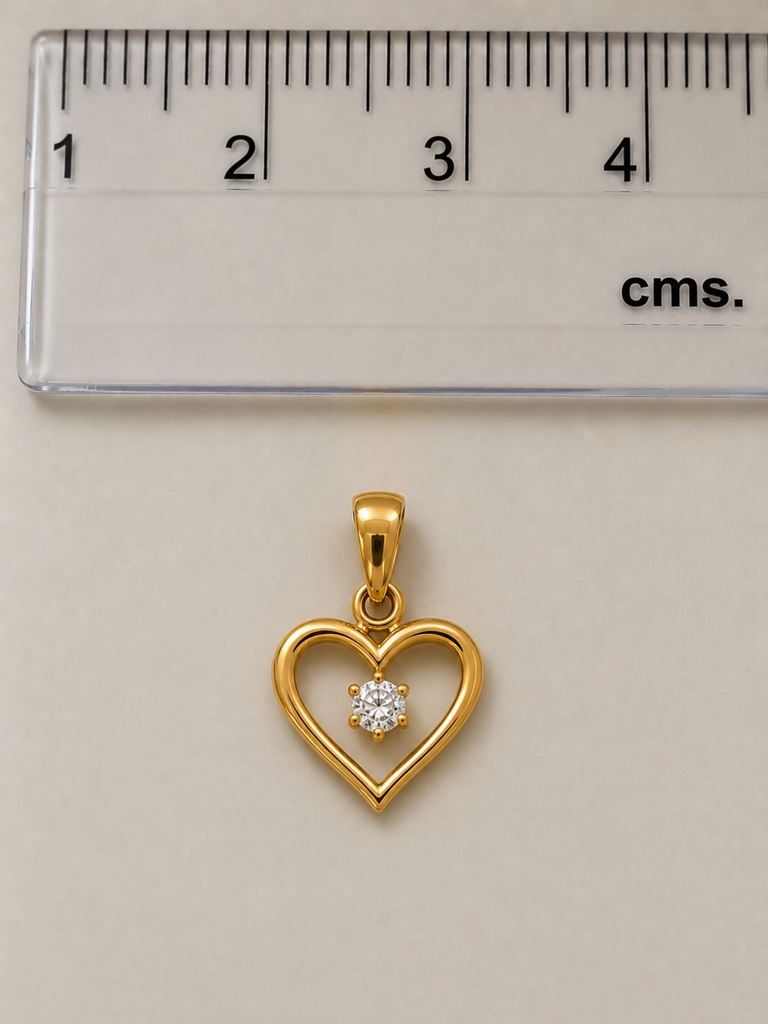 Solitaire Heart Rakhi cum Pendant