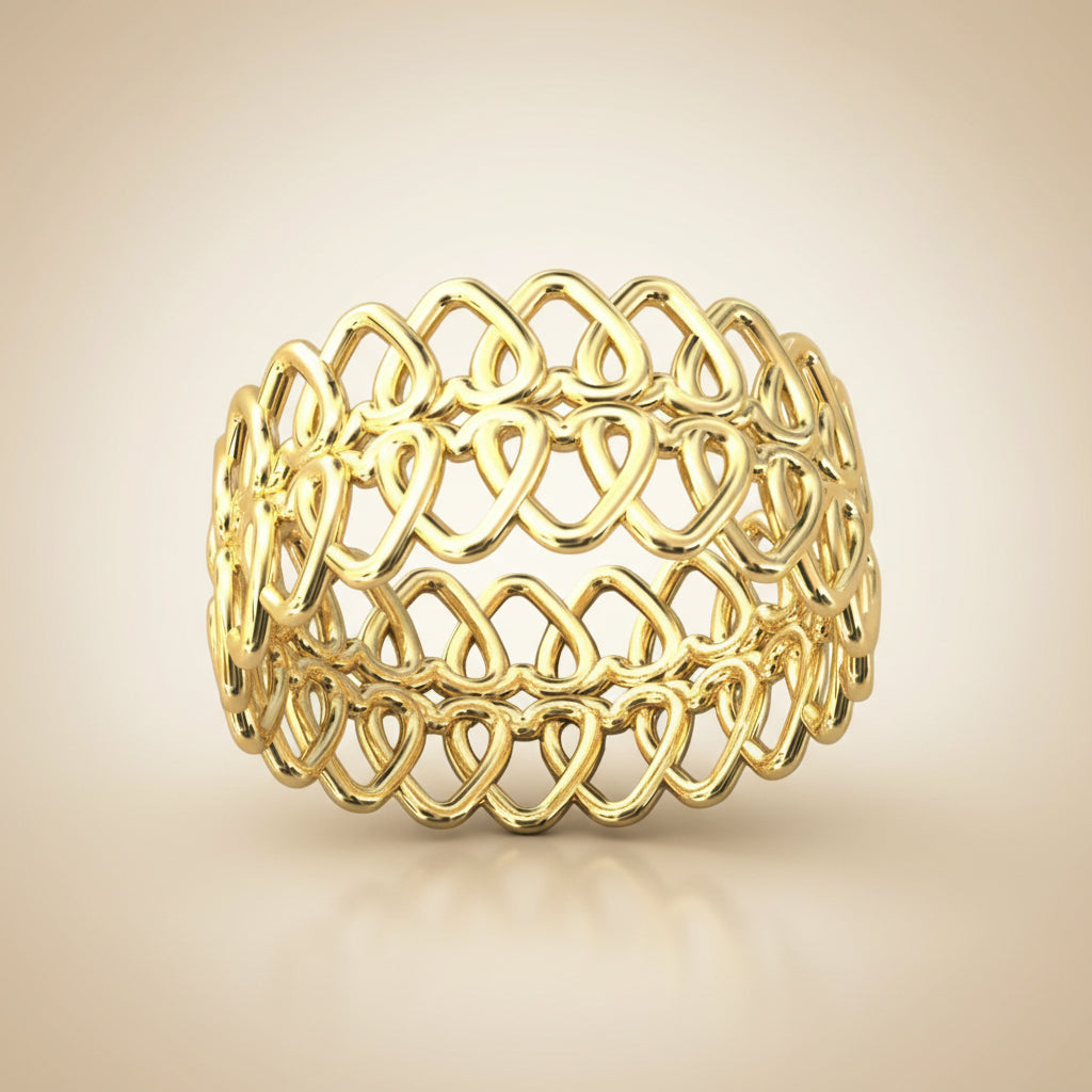 Heart Wire Band