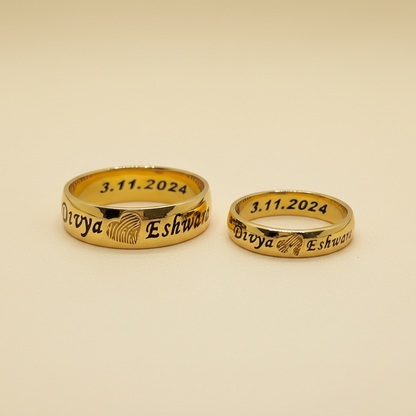 Custom Name Ring