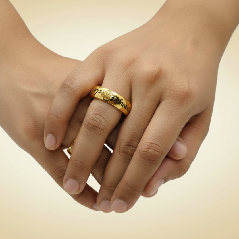 Custom Name Ring