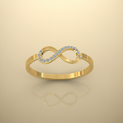 Diamond Infinity Diamond Ring